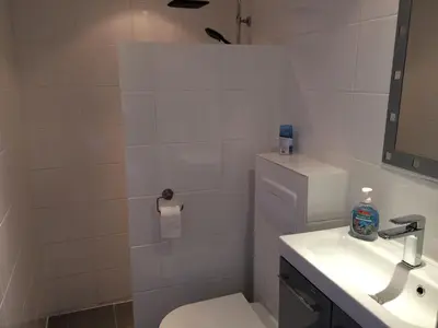 Salle de bains dans l'établissement Le dragon dans Les Buis
