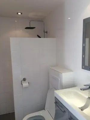Salle de bains dans l'établissement Le dragon dans Les Buis