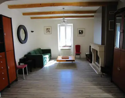 Coin salon dans l'établissement Maison de charme à La Rochelle