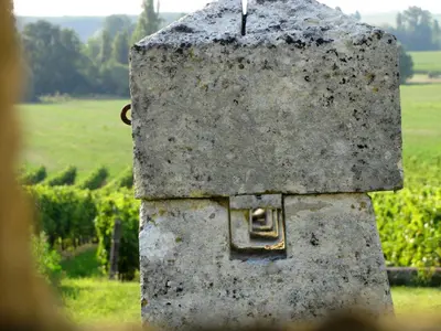 Plan de l'établissement Chambre d'Hôtes Clos des Pierres Blanches