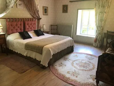 Un ou plusieurs lits dans un hébergement de l'établissement Le Logis de Vallans