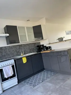 Cuisine ou kitchenette dans l'établissement Villa Atlantique Rochefort