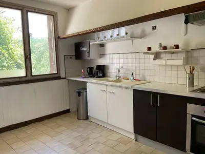 Cuisine ou kitchenette dans l'établissement Chambres, Table d'Hôtes et Gites Les Mesanges
