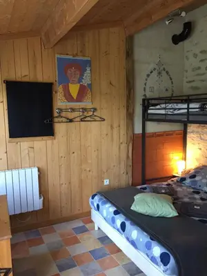 Un ou plusieurs lits dans un hébergement de l'établissement Campagn'Art