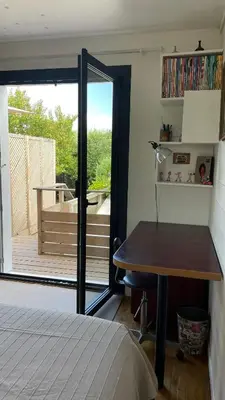 Balcon ou terrasse dans l'établissement Le Bayanas