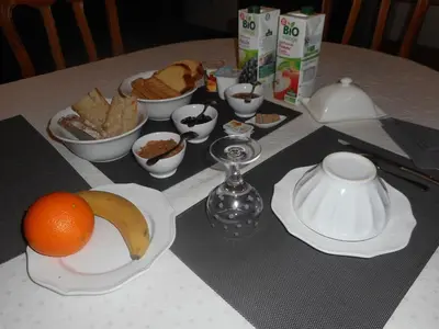 Nourriture dans le B&B/chambre d'hôtes ou à proximité