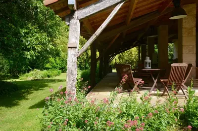 Jardin de l'établissement Domaine d azac