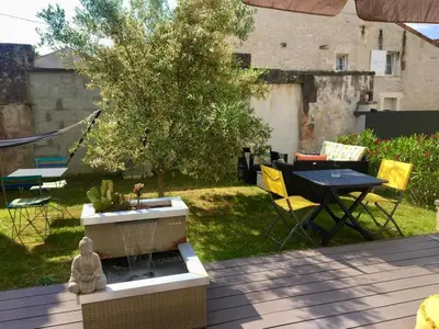 Jardin de l'établissement Le Nid de Sigogne