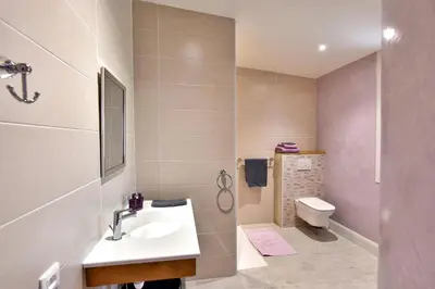 Salle de bains dans l'établissement domaine d' Arcalis