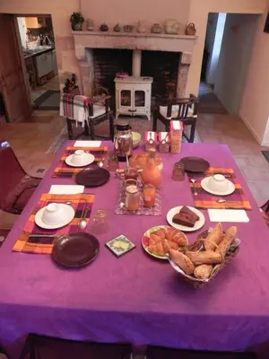Nourriture dans le B&B/chambre d'hôtes ou à proximité