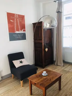 Coin salon dans l'établissement les appartements du 10