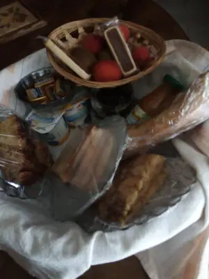 Nourriture dans la maison d'hôtes ou à proximité