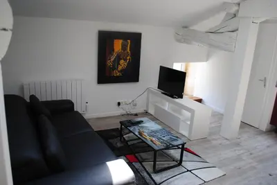 Télévision ou salle de divertissement dans l'établissement Ecurie de la Grange l'Abbé