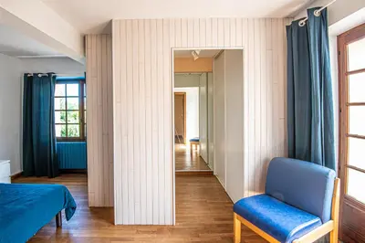 Coin salon dans l'établissement Maison familiale