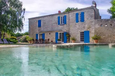 Piscine de l'établissement Logis Saint Léonard ou située à proximité