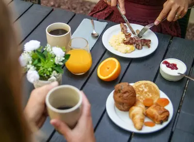 Nourriture dans l'hôtel ou à proximité