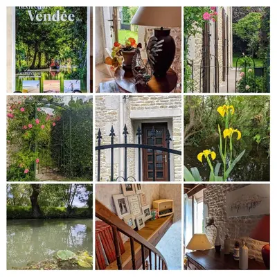 Jardin de l'établissement Gîte La Cibulle
