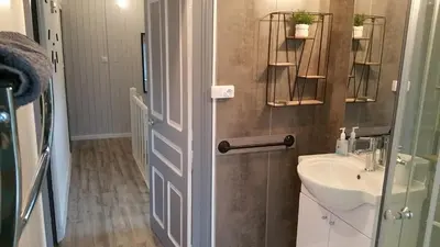 Salle de bains dans l'établissement la bouquetiere