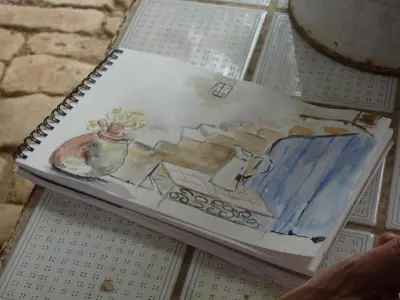 Plan de l'établissement LA MAISON BLEUE