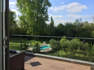Jardin de l'établissement B&B La Laiterie de Fontpatour