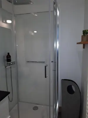 Salle de bains dans l'établissement Un Appart en Ville