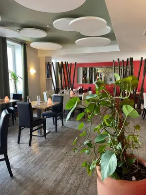 Restaurant ou autre lieu de restauration dans l'établissement Hôtel Restaurant La Boule d'Or