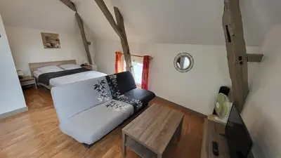 Télévision ou salle de divertissement dans l'établissement Ma Location Saisonnière