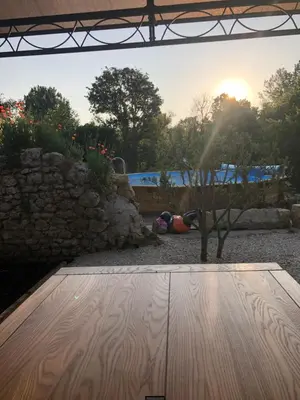 Lever ou coucher de soleil vu de le B&B/chambre d'hôtes ou à proximité