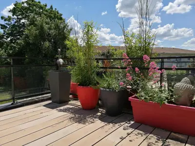 Jardin de l'établissement Appart-hôtel Chanzy / Angoulême