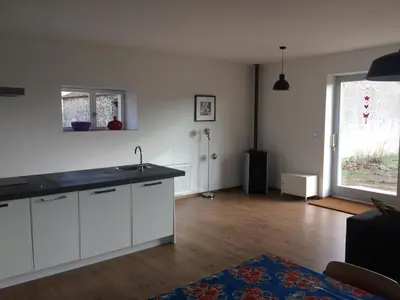 Cuisine ou kitchenette dans l'établissement GÎTE Les Buis