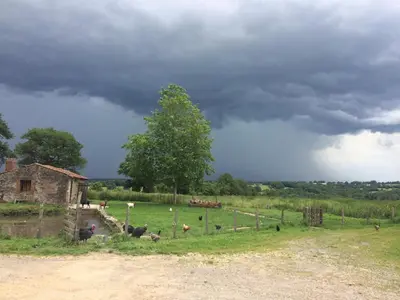 Paysage naturel près de la maison de vacances