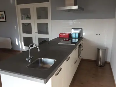 Cuisine ou kitchenette dans l'établissement GÎTE Les Buis