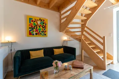 Coin salon dans l'établissement AU LOGIS DE BELLEFOIS - Chambres d'hôtes
