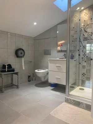 Salle de bains dans l'établissement La Maison de Josephine