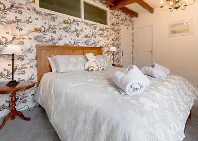Un ou plusieurs lits dans un hébergement de l'établissement AUBERGE DU NOYER
