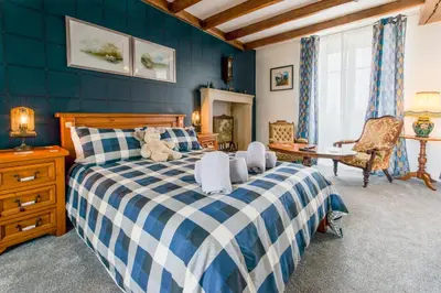 Un ou plusieurs lits dans un hébergement de l'établissement AUBERGE DU NOYER