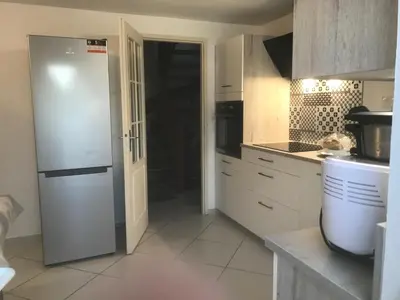 Cuisine ou kitchenette dans l'établissement Les Trémières