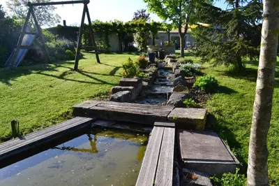 Jardin de l'établissement L'instant bleu