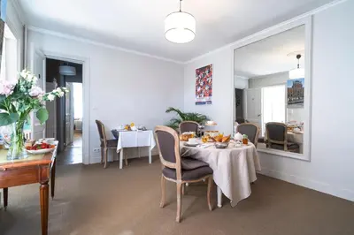 Coin salon dans l'établissement La Maison de Marc
