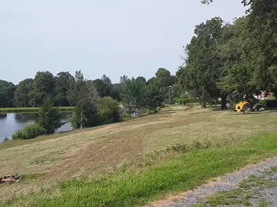 Paysage naturel près de le camping