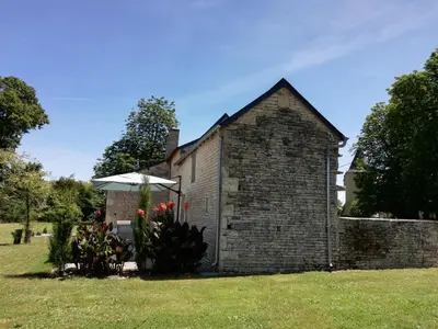 Jardin de l'établissement Gite du chateau
