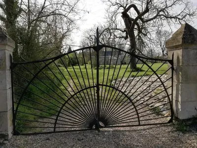Jardin de l'établissement Gite du chateau