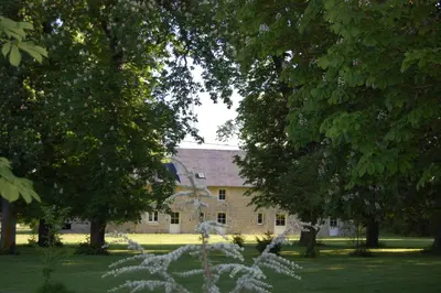 Jardin de l'établissement Gite du chateau