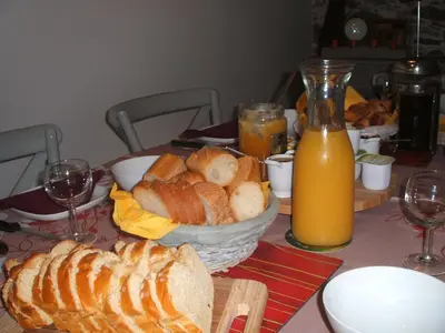 Nourriture dans le B&B/chambre d'hôtes ou à proximité