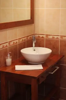 Salle de bains dans l'établissement Chambres d'Hôtes Domaine Le Fragnaud