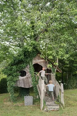 Jardin de l'établissement Domaine des Etangs, Auberge Collection