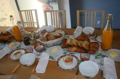 Nourriture dans le B&B/chambre d'hôtes ou à proximité