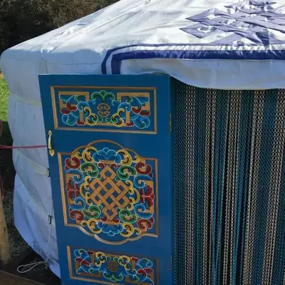 French Fields Luxury Glamping Original Mongolian Yurt