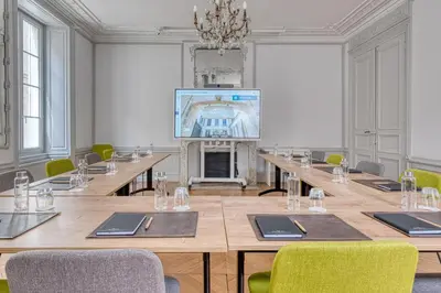 Espace de conférence ou salle de réunion dans l'établissement Hotel François 1er Cœur de Ville