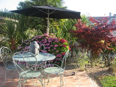 Jardin de l'établissement La Roseraie